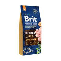 Brit Premium By Nature Orta Irk Yetişkin Köpekler İçin, Tavuk Etli Kuru Mama 15 kg