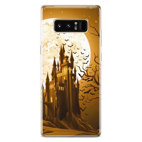 Samsung Galaxy Note 8 Kılıf Dolunay Arka Kapak Koruma Desenli Full Koruyucu