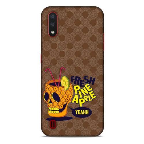 Frutix Ananas 05 Samsung Galaxy A01 Kılıf Desenli Silikon