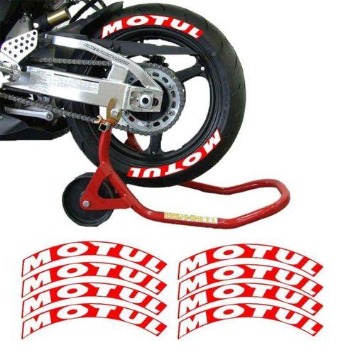 SEVGENT Motul Kırmızı 3D Lastik Yanak Yazısı