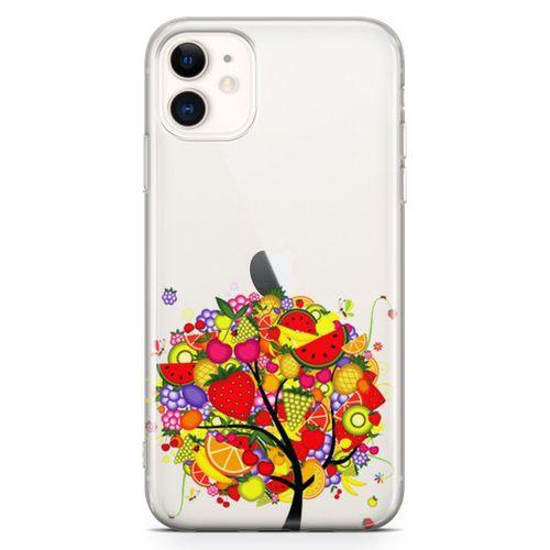 Apple iPhone 11 Kılıf Meyve Bahçeleri Arka Kapak Koruma Desenli Full Koruyucu