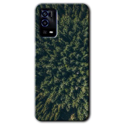 OPPO Oppo A55 Kılıf HD Desen Baskılı Arka Kapak - Çam Ağacı Ormanı