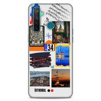 Lopard Oppo Realme 5 Pro Uyumlu Kılıf Şehirli ※ (34) İstanbul Slim Armor Kılıf