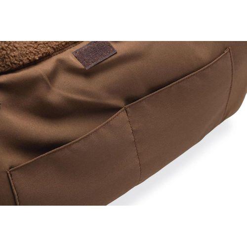 Beeztees DBL Köpek Taşıma Çantası, Yıkanabilir, 6,5Kg'ye kadar, Sütlü Kahve, 43x15x35cm