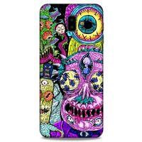 Samsung Galaxy J6 Plus Uyumlu Kılıf Rick And Morty (47) Crystal Flex Kılıf Decoy Mortys