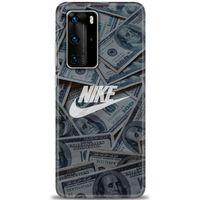 Huawei P40 Pro Kılıf HD Baskılı Kılıf - Nike Dolar + Tam Ekran Koruyucu