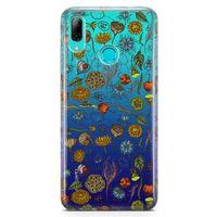 Huawei Y9 2019 Kılıf Çörek Otu Arka Kapak Koruma Desenli Full Koruyucu
