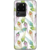 Samsung Galaxy S20 Ultra Kılıf Desenli Özel Seri Tüyler (23) Ultra Koruma Kılıfı