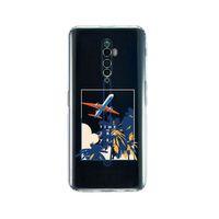 Oppo Reno 2Z Time To Travel Desenli Premium Şeffaf Silikon Kılıf
