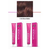 2 li Set Premium 7.43 Dore Bakır - Kalıcı Krem Saç Boyası 2 X 50 g Tüp