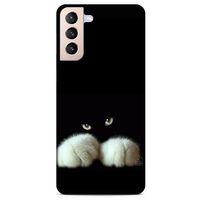 Lopard Samsung Galaxy S21 Plus Uyumlu Kılıf Kediler (50) Shockproof Kılıf Patiler