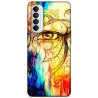 Lopard Oppo Reno 4 Pro Uyumlu Kılıf Manipülasyon ☻ (33) Hybrid Kılıf Baskılı