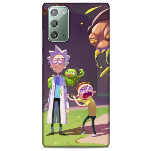 Samsung Galaxy Note 20 Uyumlu Kılıf Rick And Morty (31) TPU Kılıf Cronenberg Rick