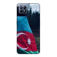 Huawei P40 Lite Uyumlu Kılıf Azarbaijan (38) Neo Hybrid Kılıf Bayrak Kadın
