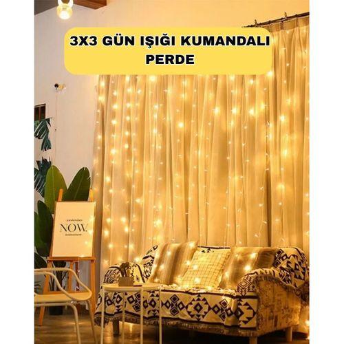 Zaman Ayarlı 8 Modlu Günışığı Perde Led Işık Usb Çalışma