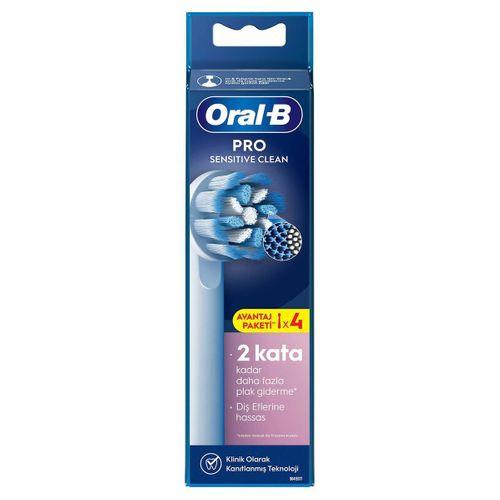 Oral-B Şarjlı Fırça Yedek Başlığı Sensitive Diş Fırçası 4'lü
