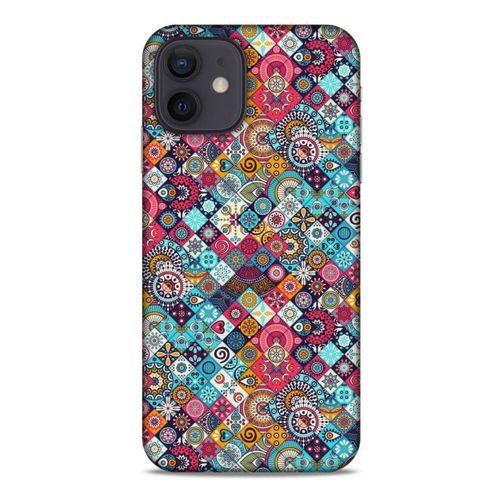 Ethnic Culture (26) Apple iPhone 12 Kılıf Silikon Kapak Desenli