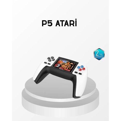 520 Klasik Oyunlu P5™ Controllerview Retro Konsol – Şarjlı, Ergonomik Tasarım