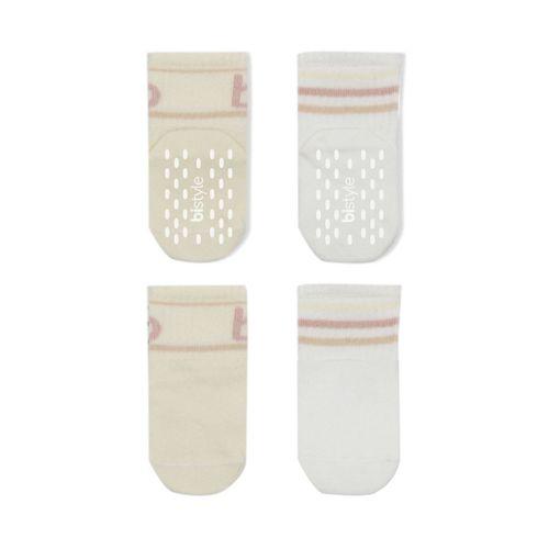 Bistyle Bistyle Penye Kaymaz Soket Çorap 2li 10144 Pudra Ekru