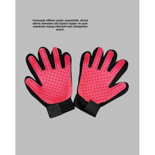 Yumuşak Silikonlu Kedi Ve Köpek Tüy Toplama Eldiveni – Masaj Etkili Tüy Dökülme Önleyici