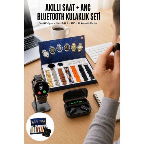Yeni Model Akıllı Saat Ve Ucuz Kaliteli Bluetooth Kulaklık Amoled Ekran Aynalı