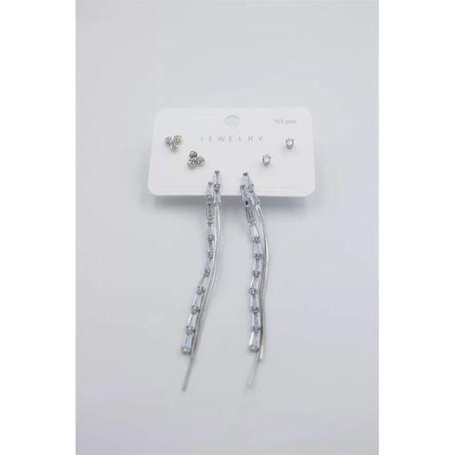 Çoklu Set Küpe - Gümüş