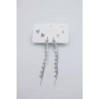 Çoklu Set Küpe - Gümüş