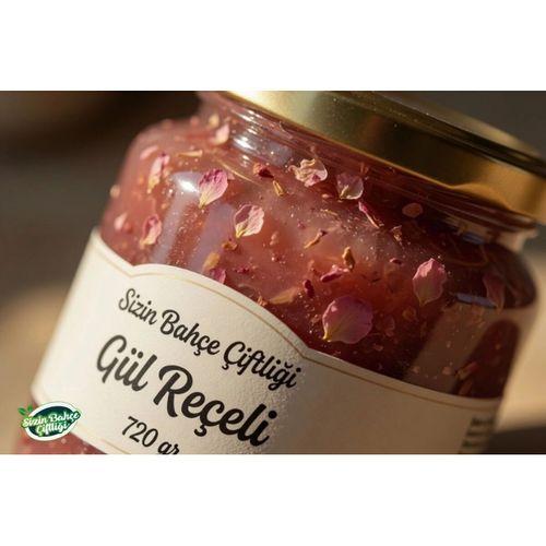 Sizin Bahçe Çiftliği Gül Reçeli 720 gr.