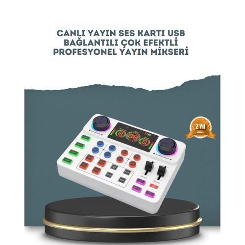 Gürültü Engelleme Özellikli Canlı Yayın Ses Kartı