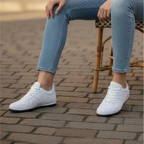 Bestof 124 tx Beyaz İnce Taban Erkek Spor Ayakkabı