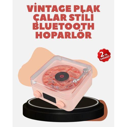 Retro Kristal Netliğinde Ses – Gece Işıklı Retro Bluetooth Hoparlör