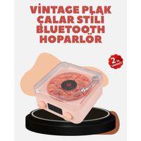 Retro Kristal Netliğinde Ses – Gece Işıklı Retro Bluetooth Hoparlör