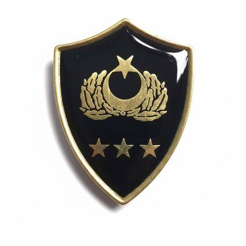 Minyatür Rütbe Subay Sağlık Sınıfı - Albay Rütbe (Siyah Zemin JANDARMA)