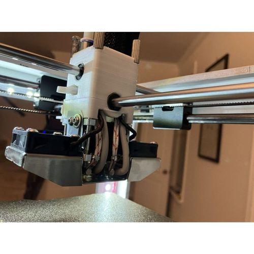 DXUv2 Çift Ekstrüzyon Yükseltmesi UMO UM2 UM2 (Bu ürün Sadece Plastik parçadır - Almadan Önce Soru Sorabilirsiniz)