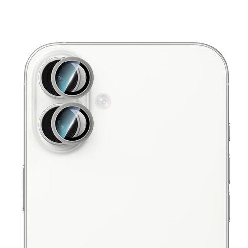 Apple iPhone 16 CaseWorld Alloy Serisi Oleofobik Anti Reflective Kamera Lens Koruyucu