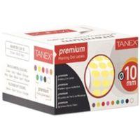 TANEX NOKTA ETİKET 10 MM SARI 5000 Lİ