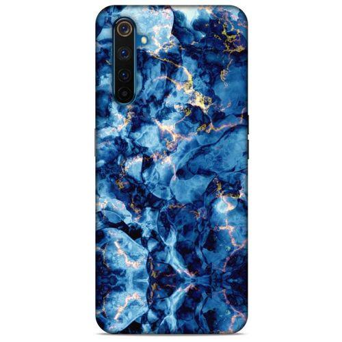 Mermer Desenli (26) Tema Tpu Silikon Kılıf Parliament Mavi Oppo Realme 6 Pro Kılıf
