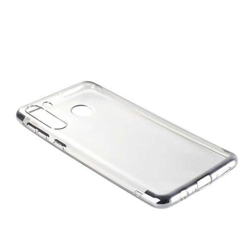 Galaxy A21 Kılıf Zore Dört Köşeli Lazer Silikon Kapak
