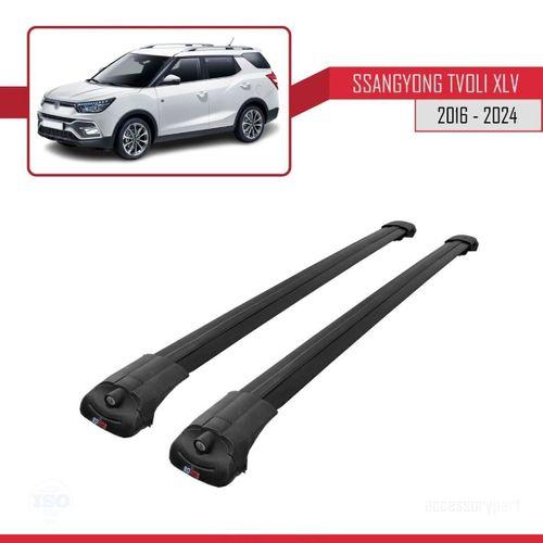 Ssangyong Tivoli XLV 2016 ve Sonrası ile uyumlu ACE-1 Ara Atkı Tavan Barı SİYAH