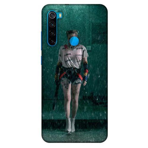 Xiaomi Redmi Note 8 Uyumlu Kılıf Harley Quinn (12) Koruyucu Silikon Yeşil Yağmur