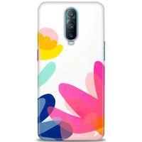 Oppo RX17 Pro Kılıf HD Baskılı Kılıf - Çiçekk + Tam Ekran Koruyucu