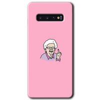 Samsung Galaxy S10 Kılıf HD Desen Baskılı Arka Kapak - Bad Grandmother