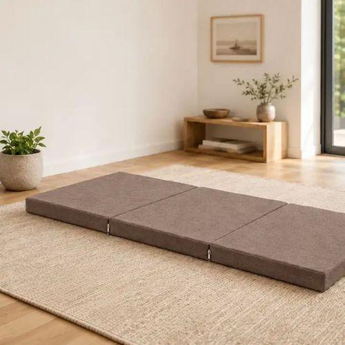 Üç Parçalı Katlanır Minder · 60 × 180 × 7 cm · Kahve