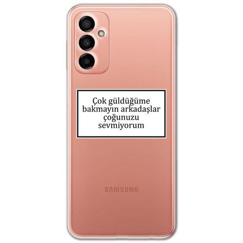 Galaxy M23 Kılıf HD Yazı Baskılı Silikon Arka Kapak - Yazı 15
