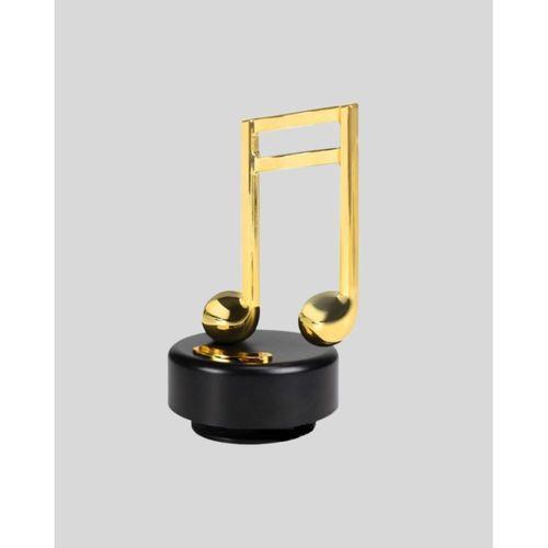 Altın Nota Temalı Müzik Kutusu  Müzikli Hediyelik