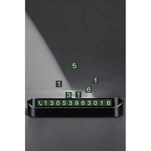 Araç İçi Numaratör Numaralık Torpido Üstü Açılır Kapanır Telefon Numarası Bırakma