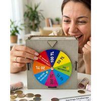 Şans Çarklı Tasarruf Kumbarası Para Biriktirme Oyunu