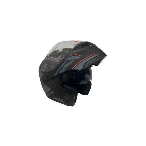 JK-20 Jk-20 Jk115 Çeneli Motosiklet Kaskı Güneş Gözlüklü [F-3] Desen M Beden