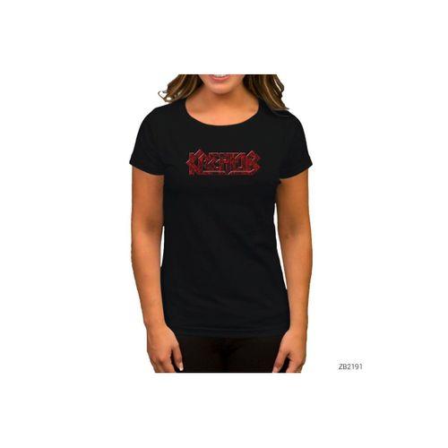 Kreator Logo Siyah Kadın Tişört