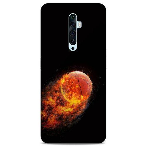 Lopard Oppo Reno 2z Uyumlu Kılıf FireX (32) Soft Silikon Kılıf Basketbol Topu